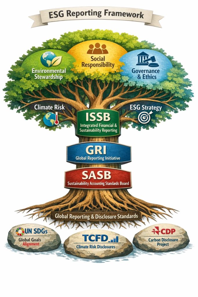 процес на ESG отчетност в компаниите